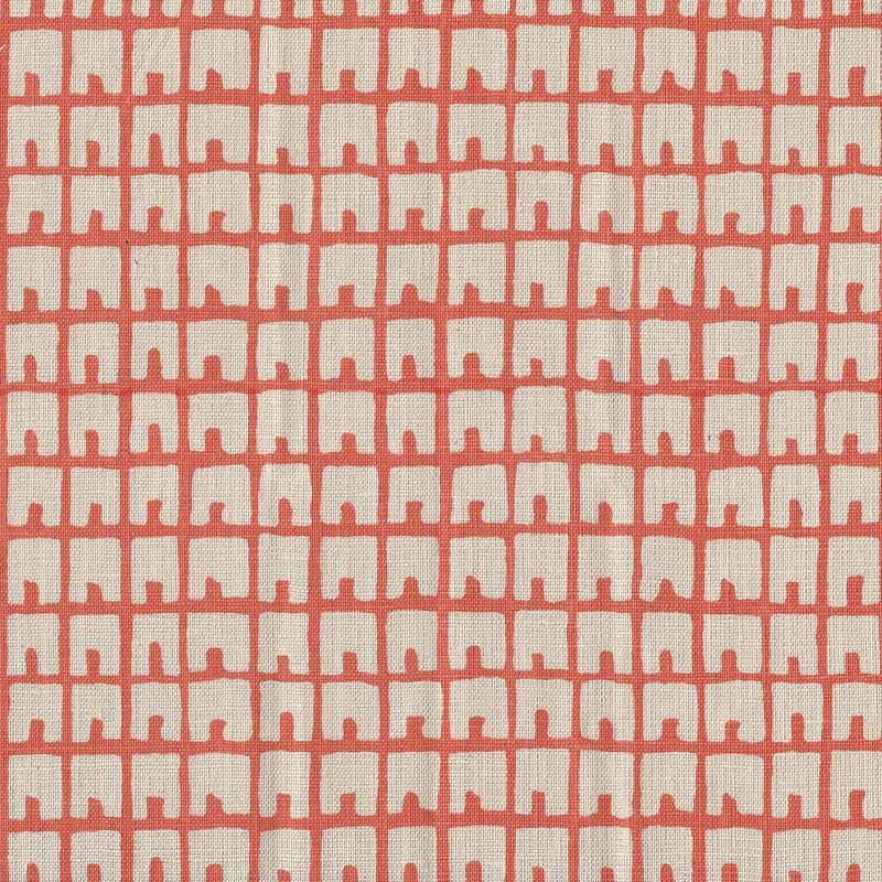 China Seas Fez Background Orange Fabric 4040-12