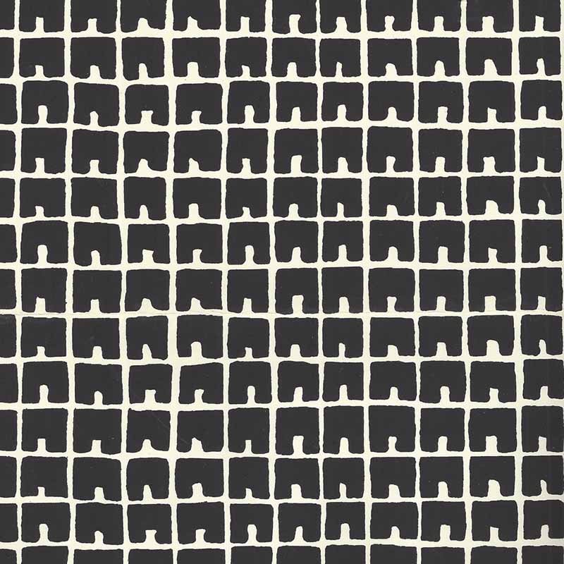 China Seas Fez Ii Black Wallpaper 4045-10WP