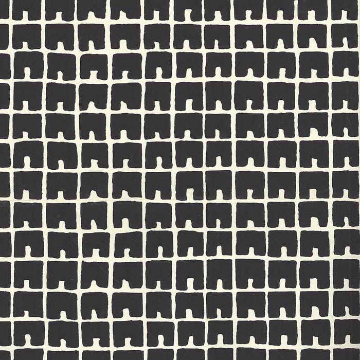 China Seas Fez Ii Black Wallpaper Sample 4045-10WP