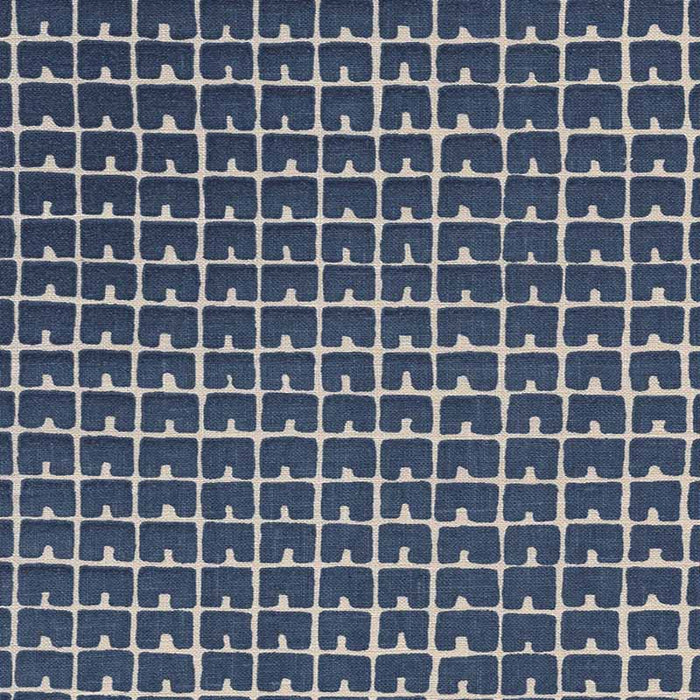 China Seas Fez Ii Navy Fabric Sample 4045-18