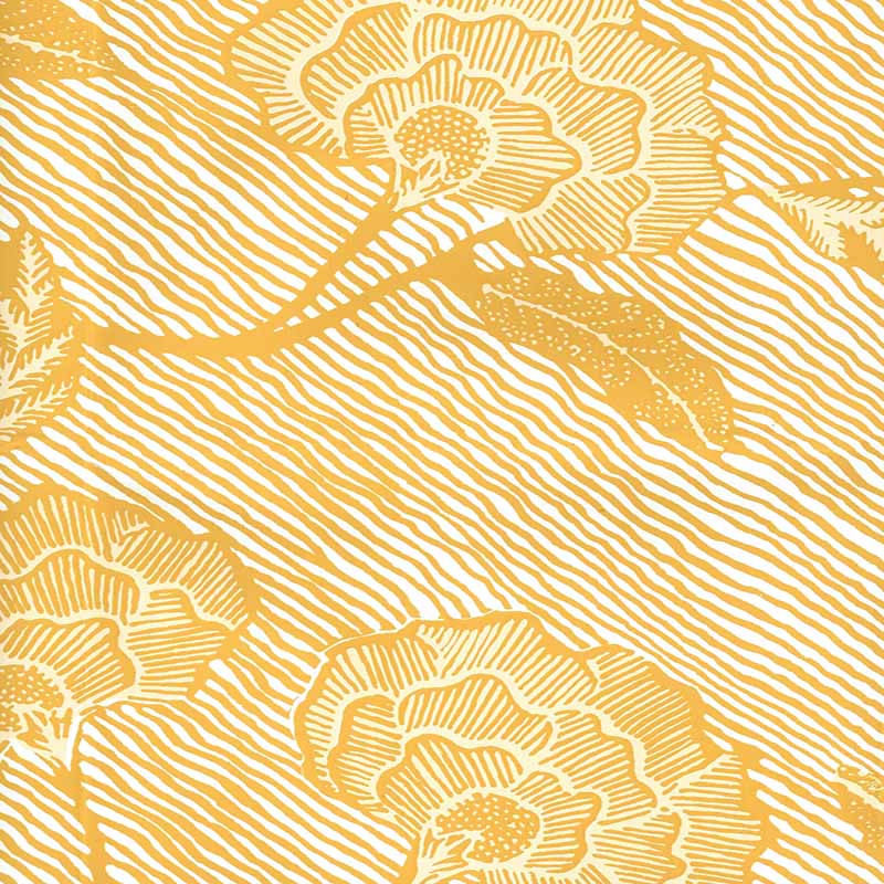 China Seas Flores Ii Inca Gold Cream Wallpaper 4060M-06WP