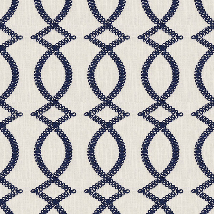 Kravet Design Maxime Navy Fabric Sample 4097.50.0