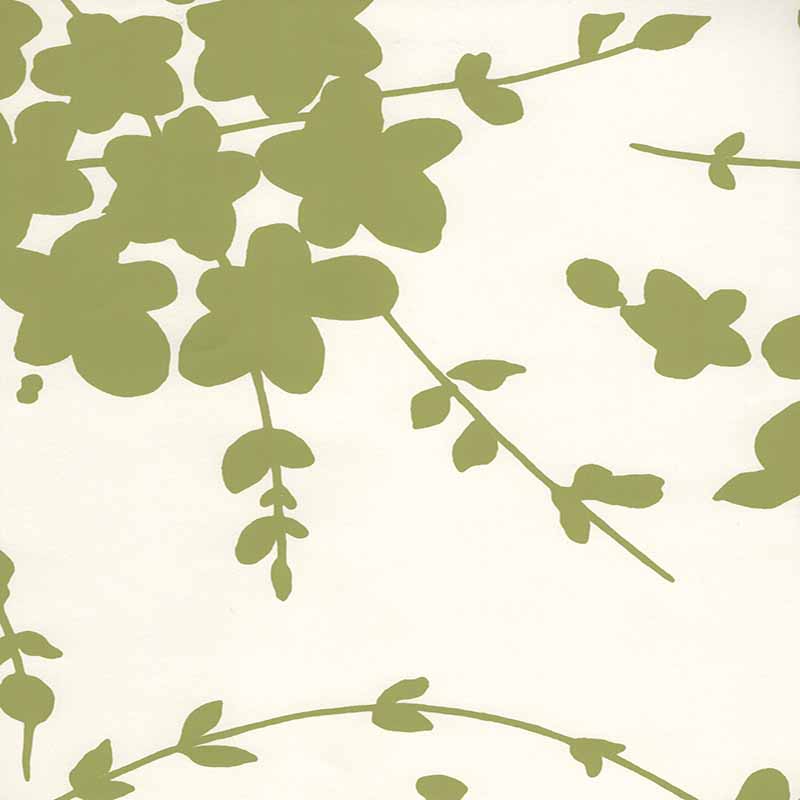 China Seas Lysette Chartreuse Wallpaper 4100-05AWP