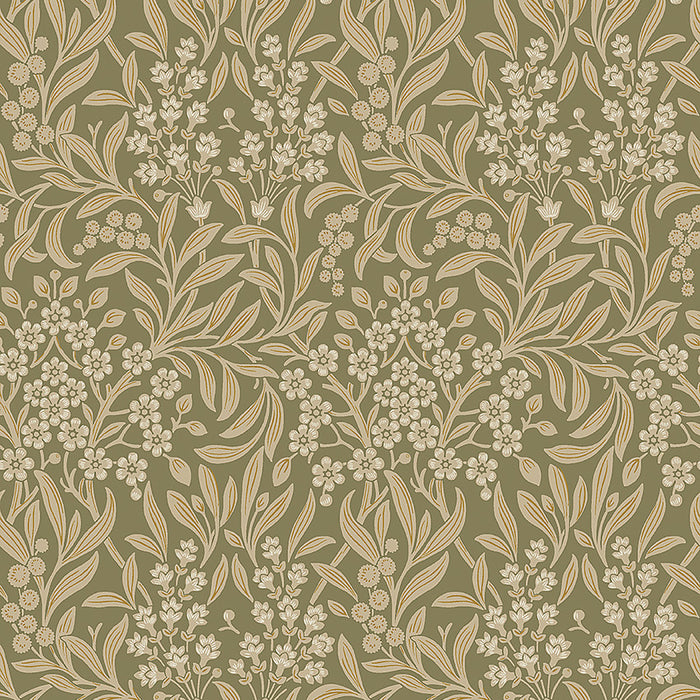 Schumacher Kryddhyllan Leaf Wallpaper 4183