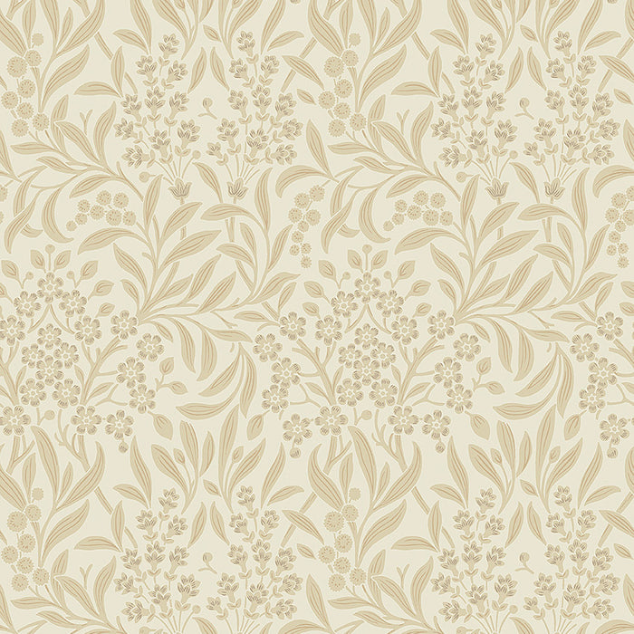 Schumacher Kryddhyllan Ivory Wallpaper 4185