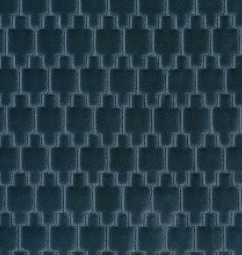 Brentano Graviata Indigo Fabric Sample 4258-07