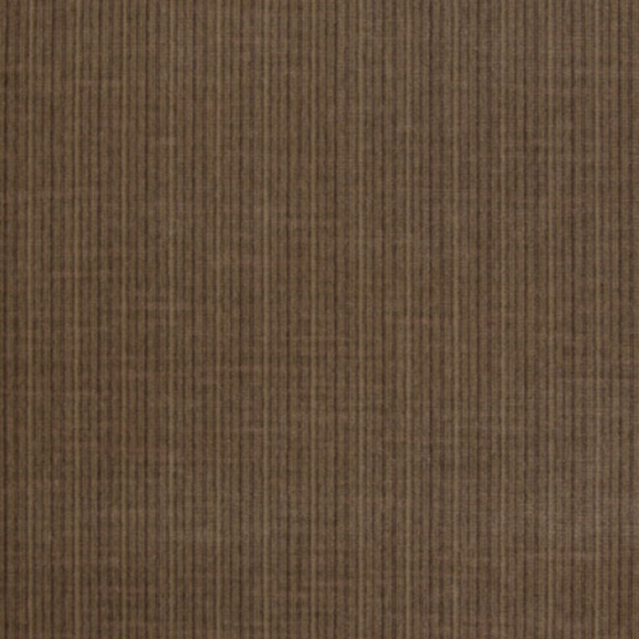 Schumacher Antique Strie Velvet Taupe Fabric Sample 43042