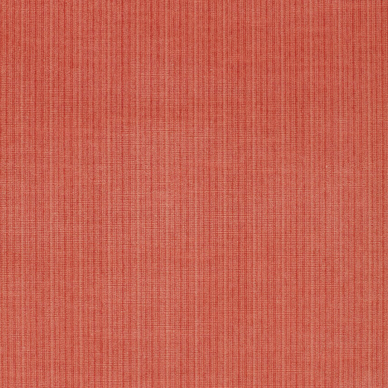 Schumacher Antique Strie Velvet Coral Fabric 43046