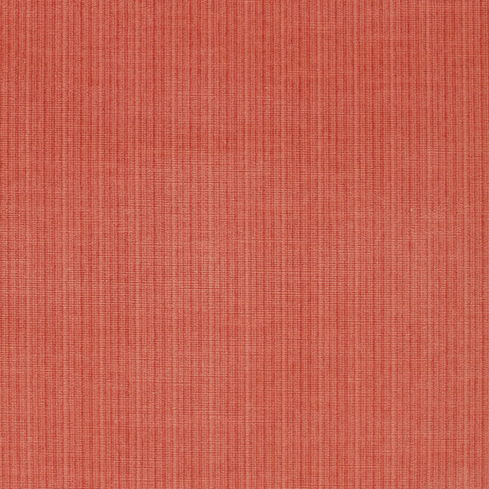 Schumacher Antique Strie Velvet Coral Fabric Sample 43046