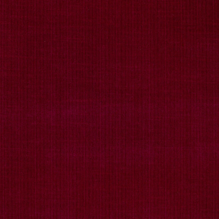 Schumacher Antique Strie Velvet Red Fabric 43049