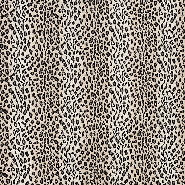 Schumacher Safari Epingle Snow Leopard Fabric Sample 43182