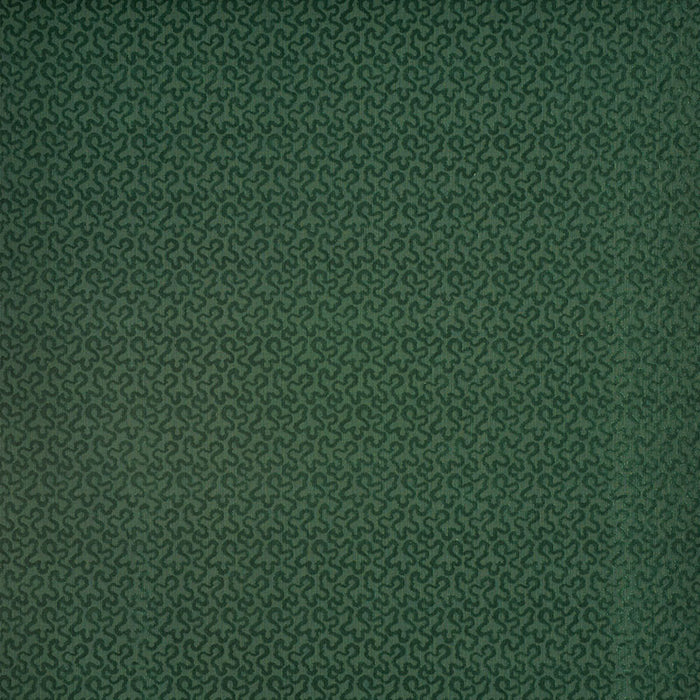 Schumacher Vermicelli Velvet Emerald Fabric Sample 43278