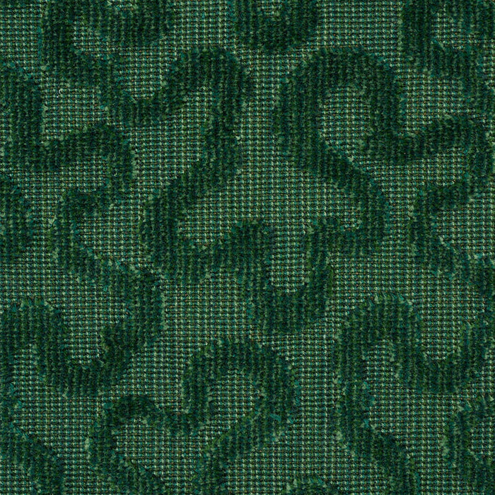 Schumacher Vermicelli Velvet Emerald Fabric 43278