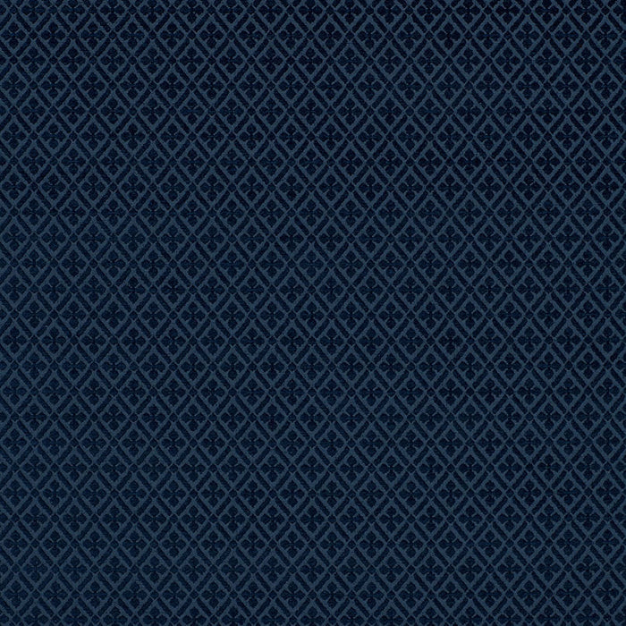 Schumacher Whittington Chenille Blue Fabric Sample 43453