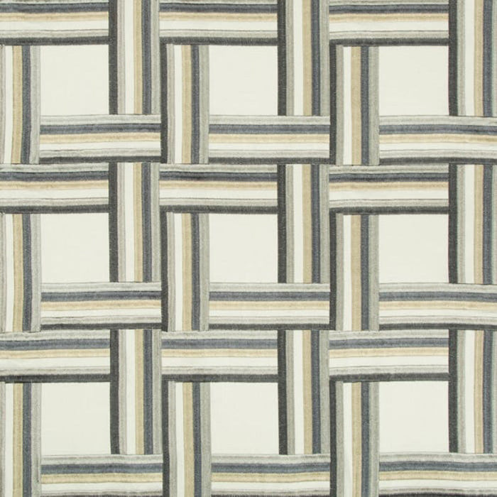 Kravet Couture Front Row Steel Blue Fabric Sample 4449.511.0