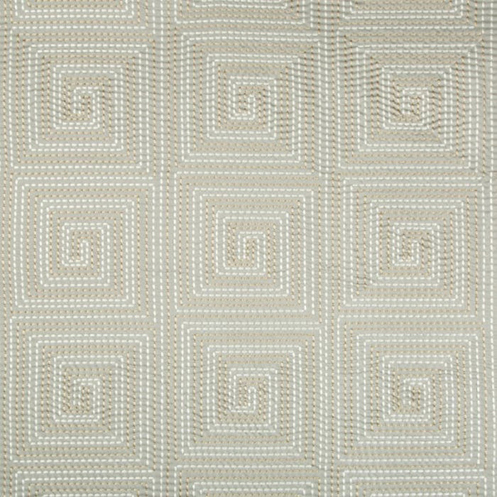 Kravet Couture Edge Stitch Platinum Fabric Sample 4453.1611.0