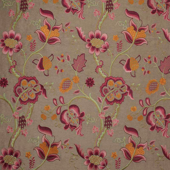 Marvic Textiles Hatfield Cerise/Mole Fabric 4472-2