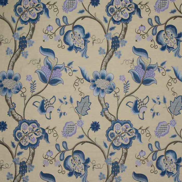 Marvic Textiles Hatfield Blue/Taupe Fabric Sample 4472-3