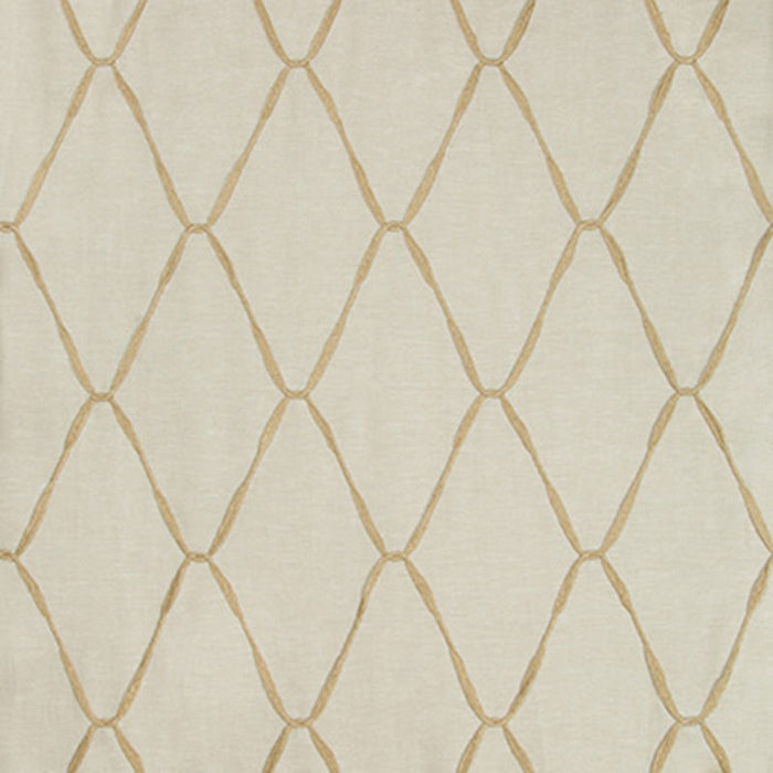 Kravet Couture Looped Ribbons Linen Fabric Sample 4476.16.0