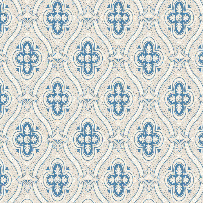 Schumacher Pigkammaren Blue Wallpaper 4527