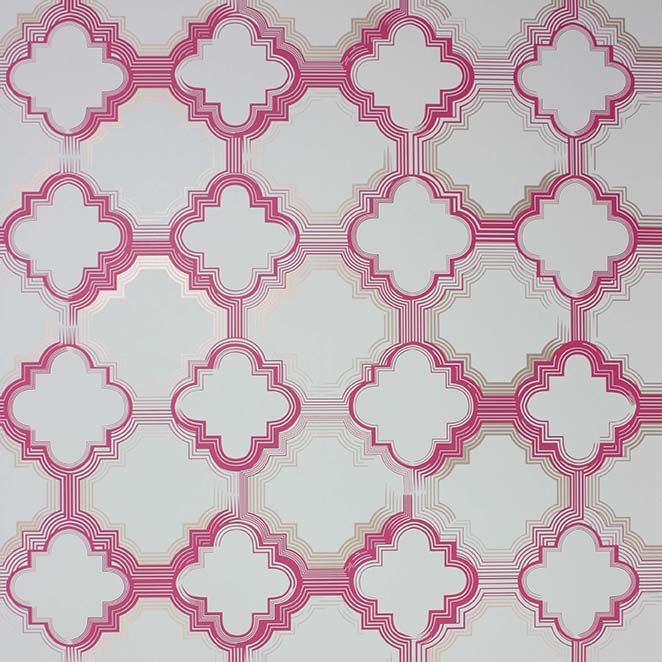 Osborne & Little Quatrefoil 4 Sample Sample W6599-04