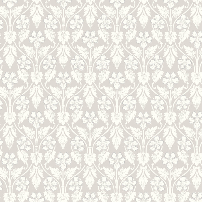 Schumacher Nora Grey Wallpaper 4537