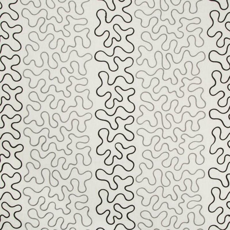 Kravet Design Doodle Charcoal Fabric Sample 4564.821.0