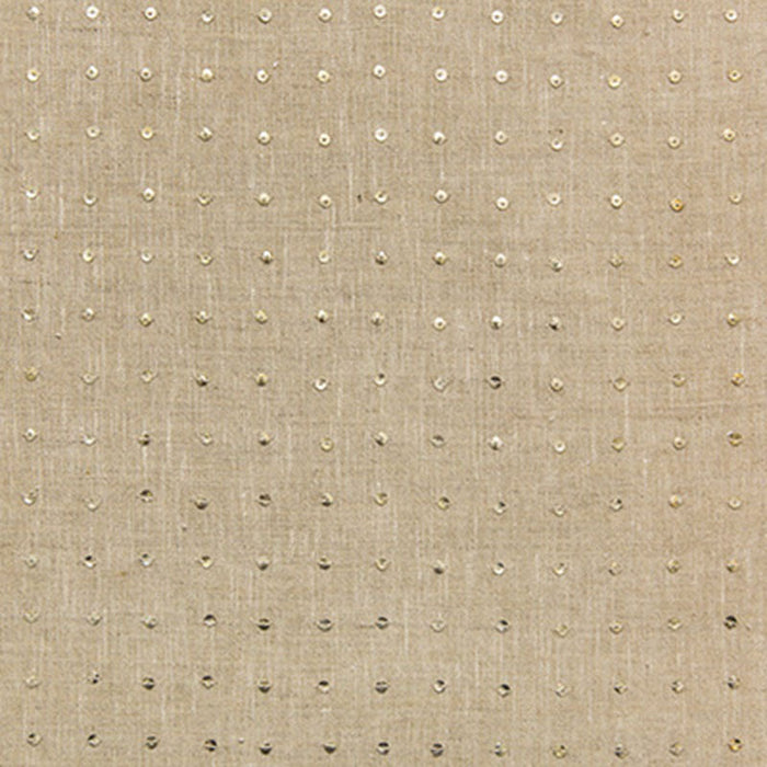 Kravet Design Callot Sequins Linen Fabric Sample 4567.16.0