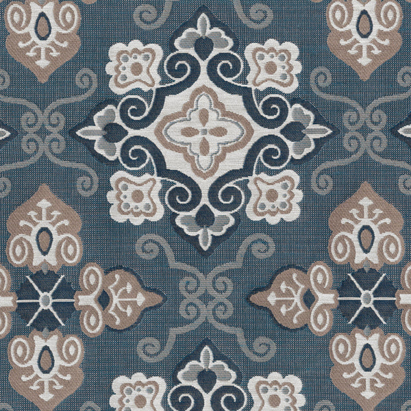 Brentano Diadem Midnight Fabric Sample 4586-08