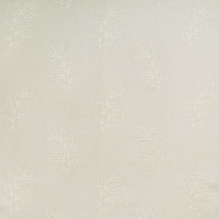 Kravet Basics Leafstich Ivory Fabric Sample 4634.1.0