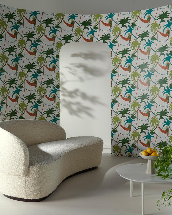 Pierre Frey La Sieste Tropical Wallpaper Sample FP955002