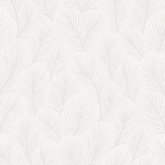 Schumacher Pine Tree Ivory Wallpaper Sample 4705