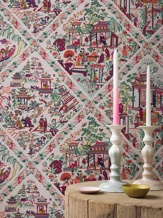 Braquenie L'Empire Du Milieu Multicolore Wallpaper Sample BP315001