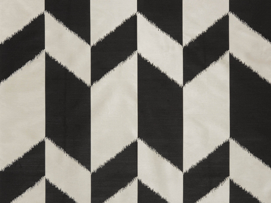 Pierre Frey Namata Silver/Black Fabric Sample F3245001