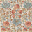 Jasper Isle Flower Blue Coral Wallpaper Sample 5001-02