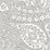 Schumacher Paisley Print Grey Wallpaper 5003190