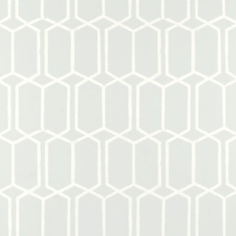 Schumacher Modern Trellis Cirrus Wallpaper 5003280