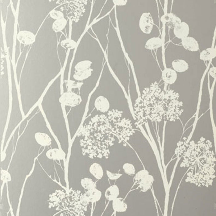 Schumacher Moonpennies Silver Wallpaper 5003330