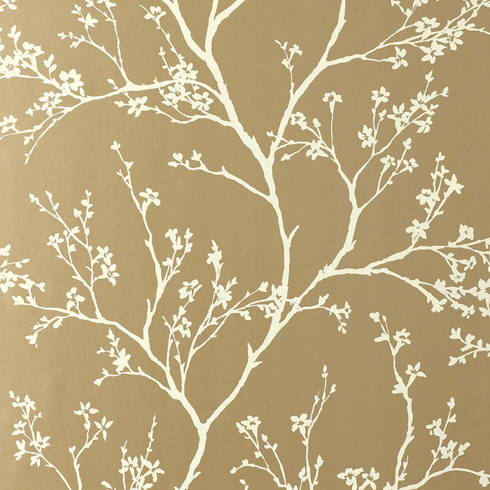 Schumacher Twiggy Champagne Wallpaper 5003341