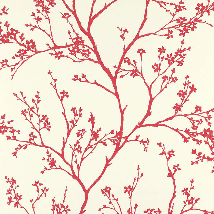 Schumacher Twiggy Raspberry Wallpaper 5003343