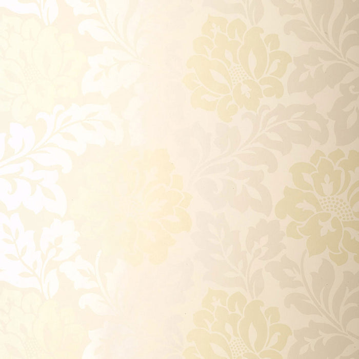 Schumacher Saraceno Damask Citrine Wallpaper 5003630