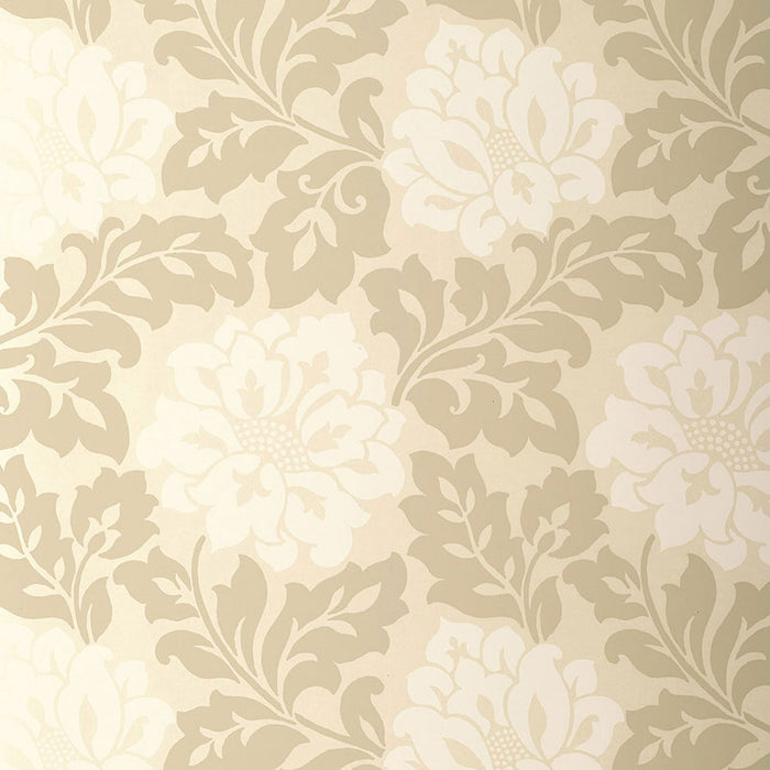 Schumacher Saraceno Damask Topaz Wallpaper 5003633