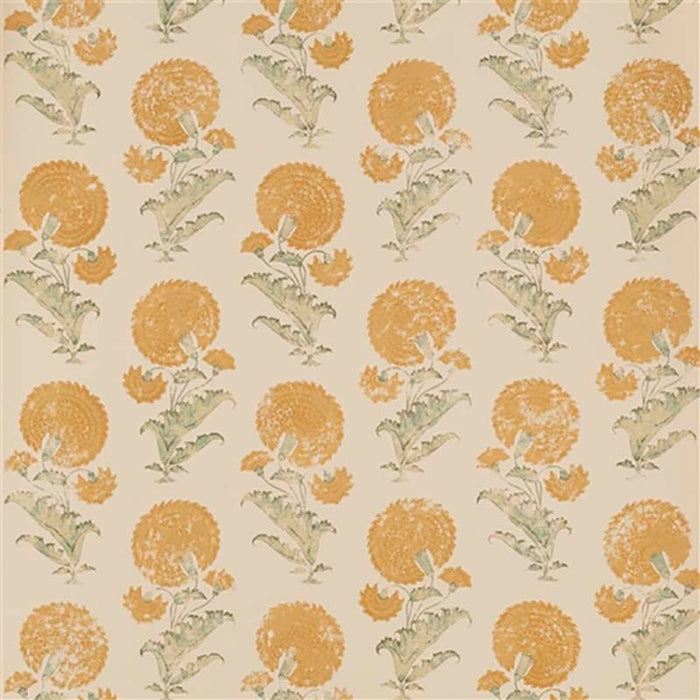 Jasper Indian Flower Saffron Wallpaper Sample 5004-02