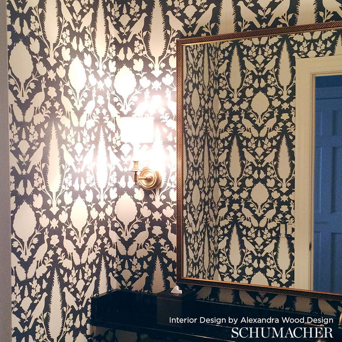 Schumacher Chenonceau Buttercup Wallpaper 5004126