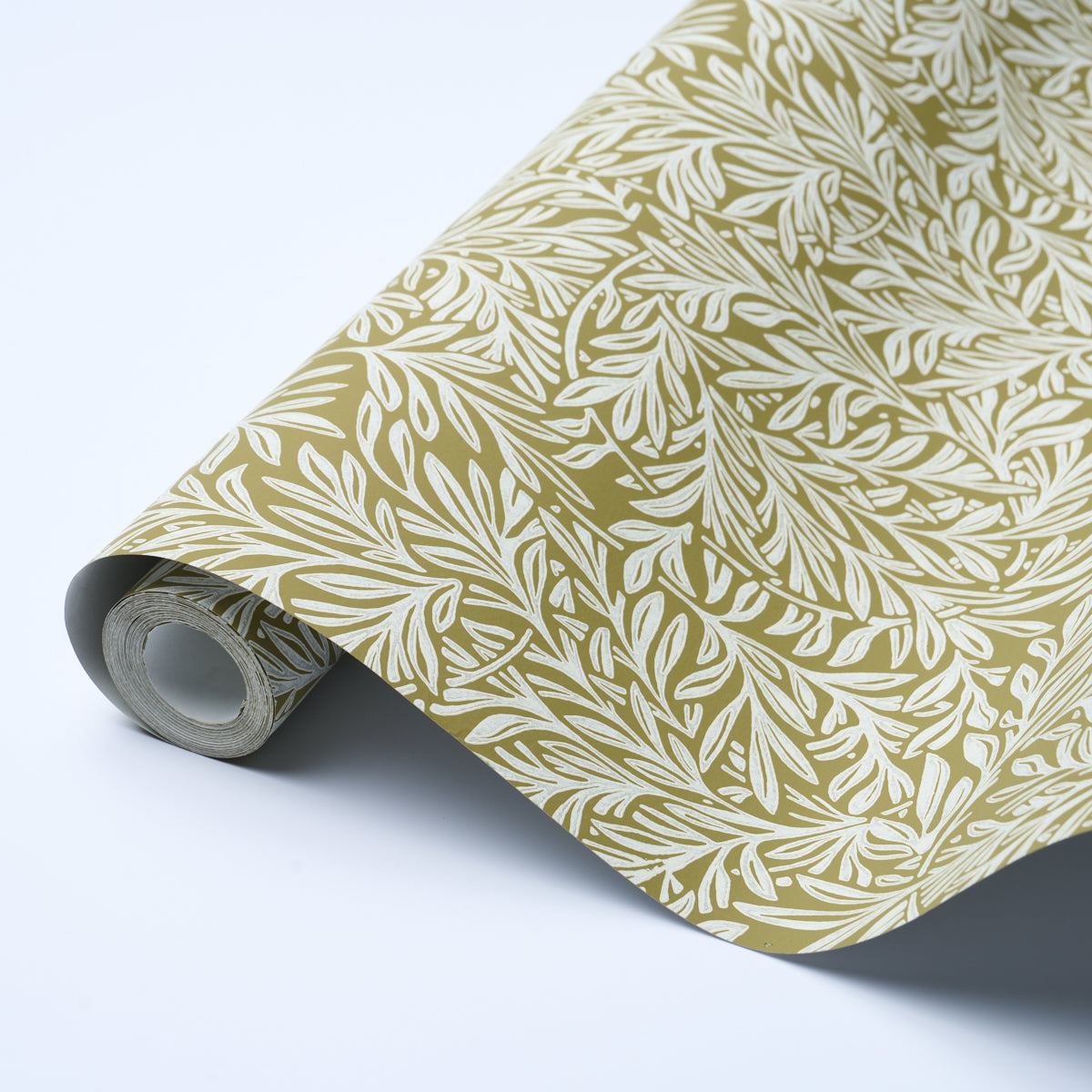 Schumacher Willow Leaf Moss Wallpaper Sample 5004137