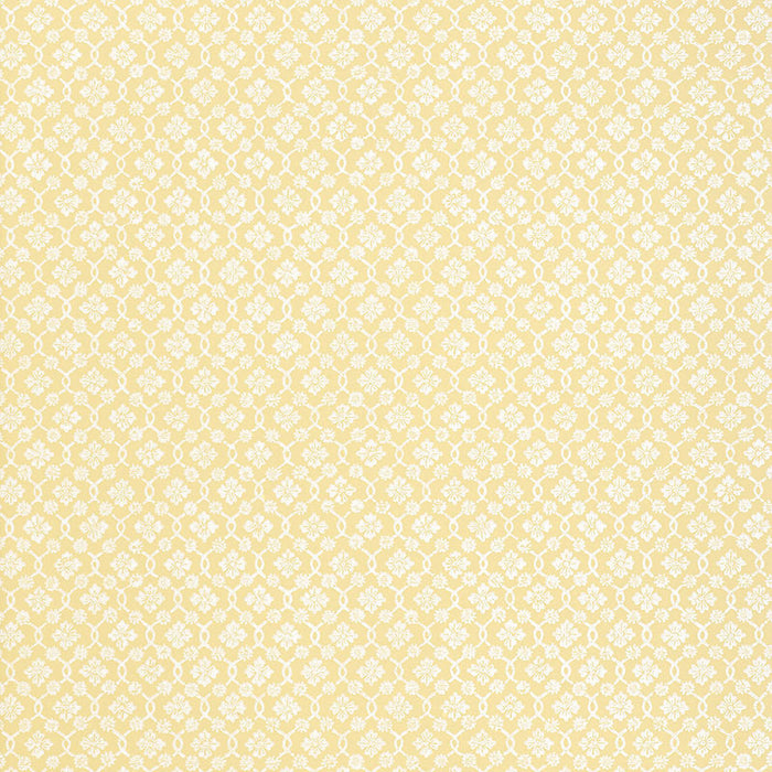 Schumacher Harbury Trellis Buttercup Wallpaper 5004144