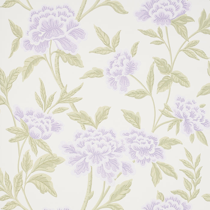 Schumacher Whitney Floral Lavendar Wallpaper 5004384