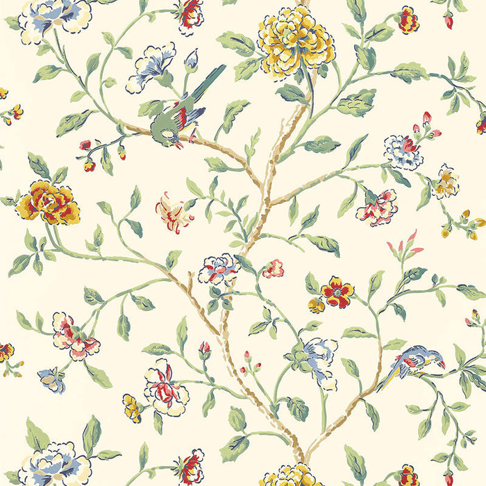 Schumacher Annabelle Vine Primary Wallpaper 5004400