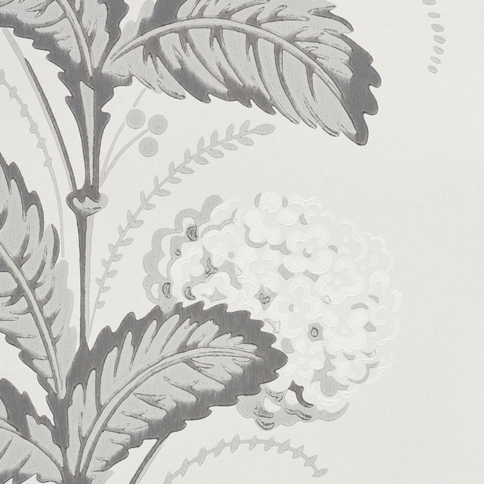 Schumacher Hydrangea Drape Grisaille Wallpaper 5004455