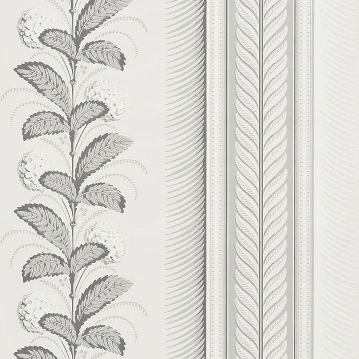 Schumacher Hydrangea Drape Grisaille Wallpaper 5004455